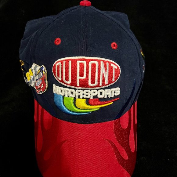 Vintage Jeff Gordon #24 NASCAR DuPont Fitted Hat - Picture 2 of 9
